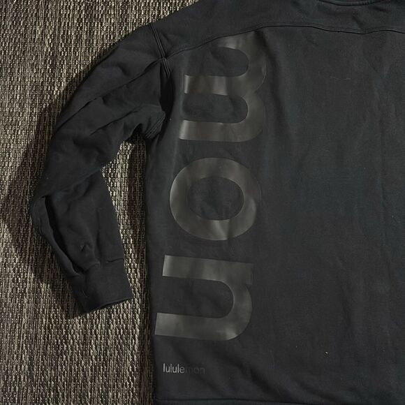 Lululemon Perfectly Oversized Crew *Logo RARE SPELLOUT - Picture 4 of 5